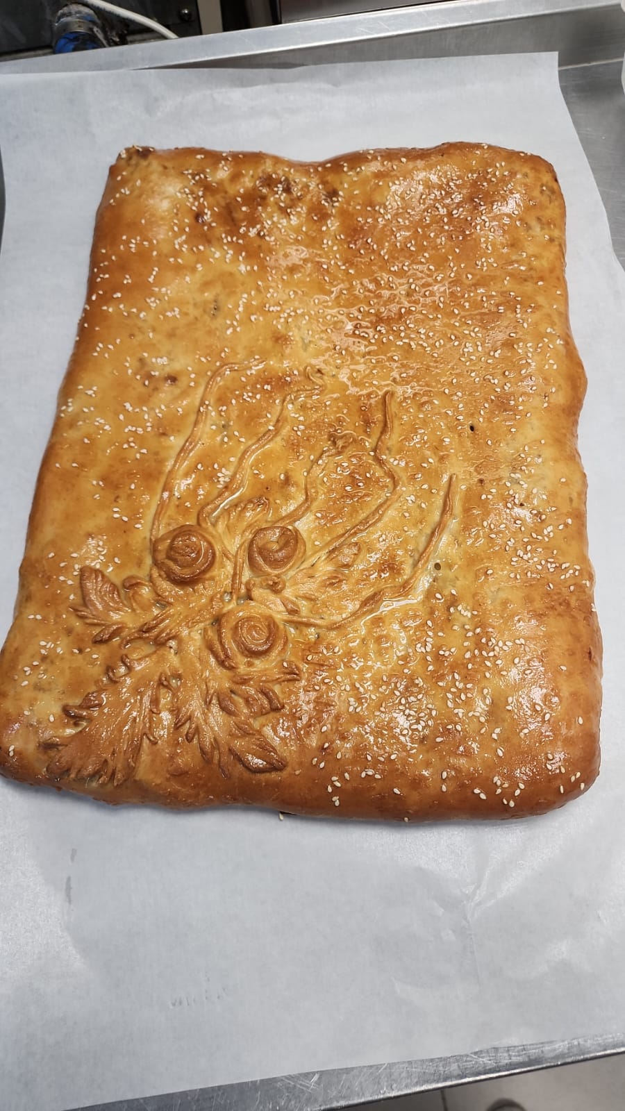 Пирог картофельный с мясом