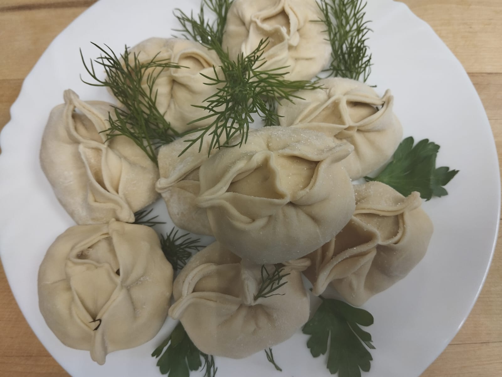 Манты мясокартофельные